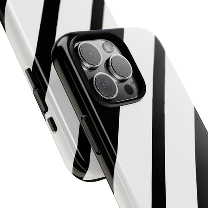 Monochrome Diagonal Symmetry - iPhone Case