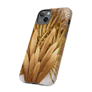 Gold Feather - Protective Phone Case