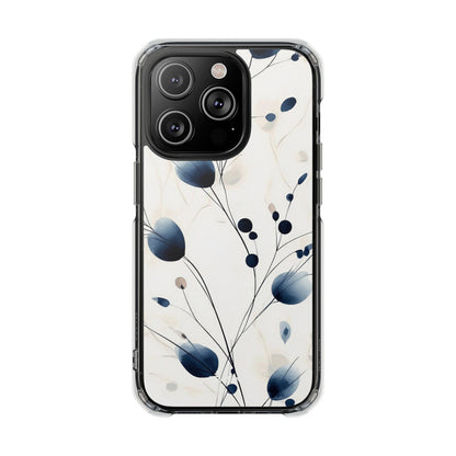 Floral Harmony Blue iPhone Case - Impact