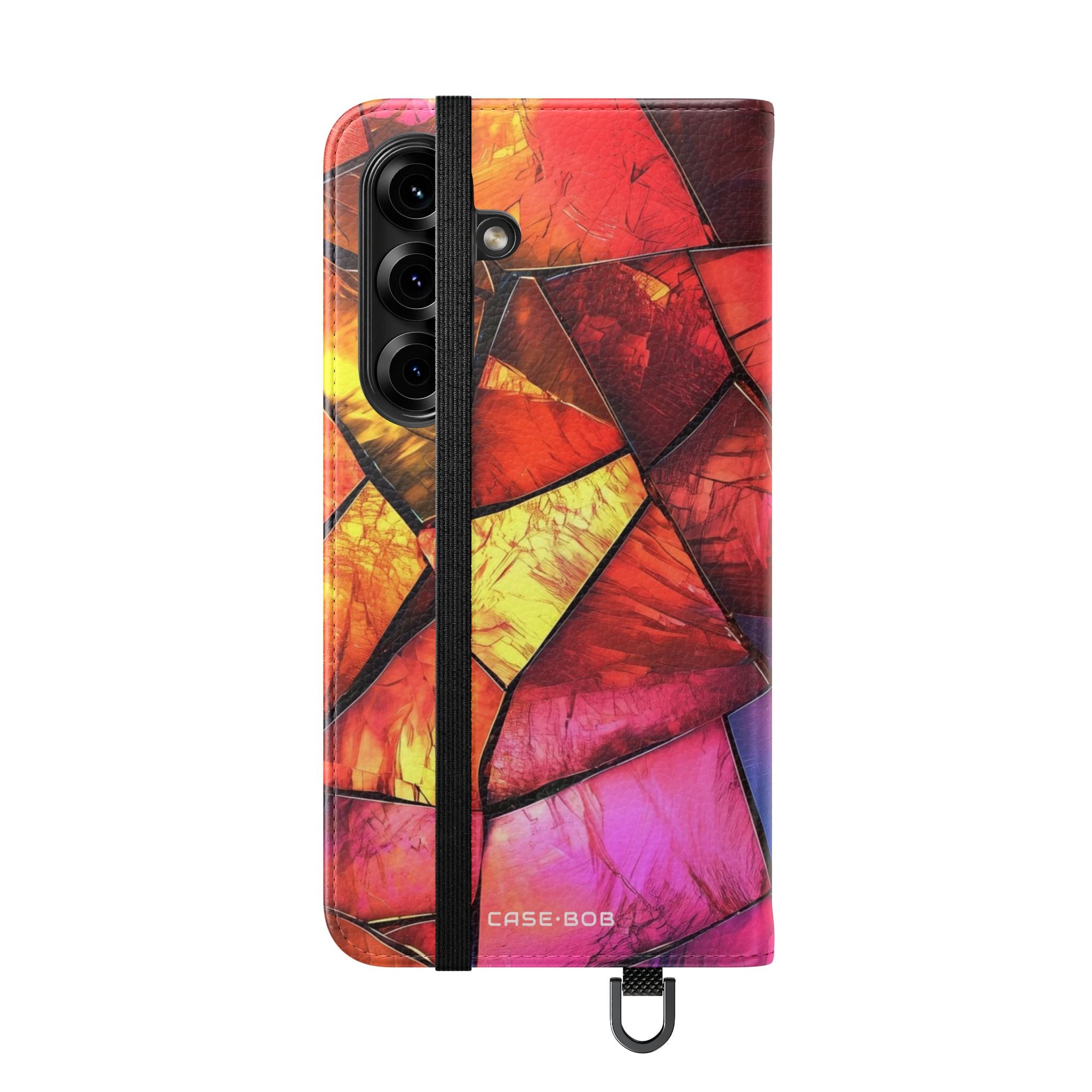 Crimson Shards - Samsung S25 Case - Lompakko