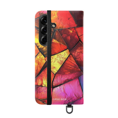 Crimson Shards - Samsung S25 Case - Lompakko