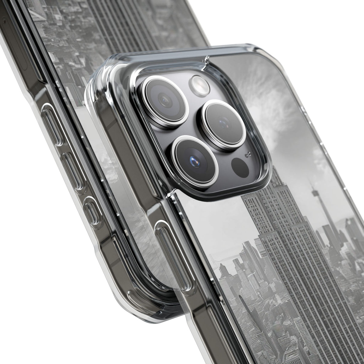 Urban Monoliths - Phone Case for iPhone (Clear Impact - Magnetic)