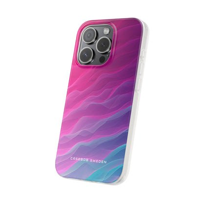 Gradient Oceanflow Waves iPhone 15 - Flexi Phone Case