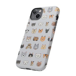 Cats n Dogs Pattern iPhone Case (Protective) Phone Case