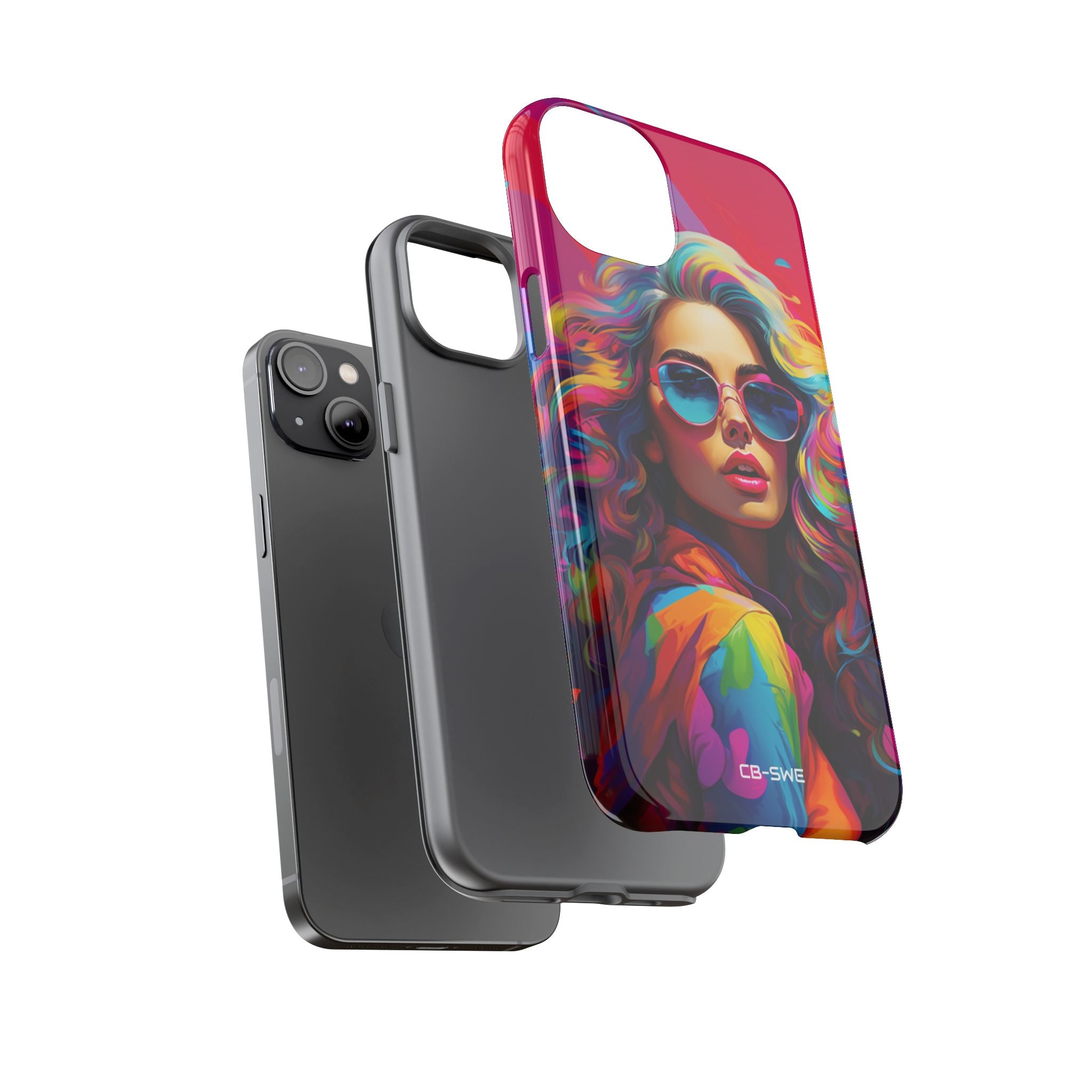 Surreal Color Fusion - iPhone Case