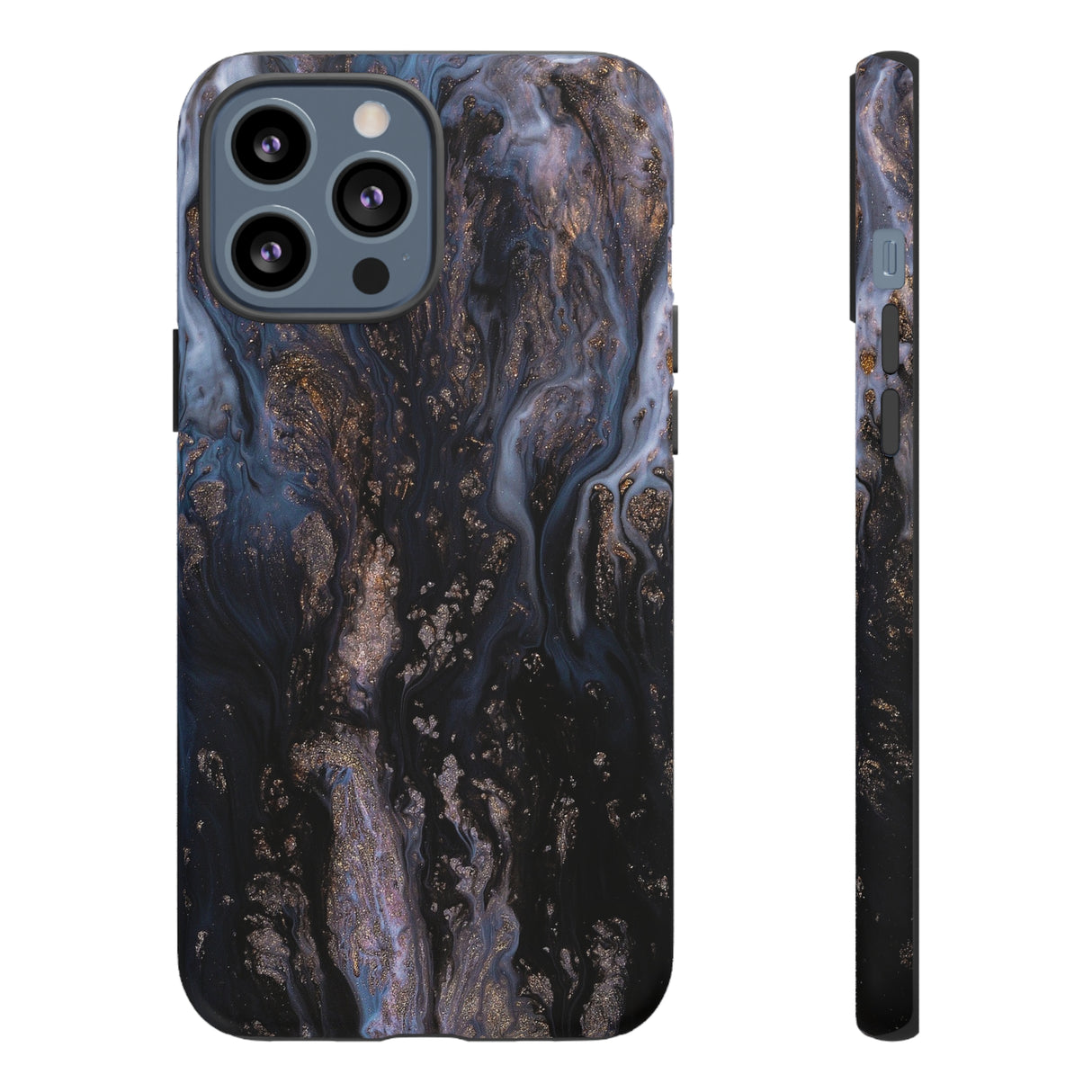 Blue River Ink Art iPhone Case (Protective) iPhone 13 Pro Max Matte Phone Case