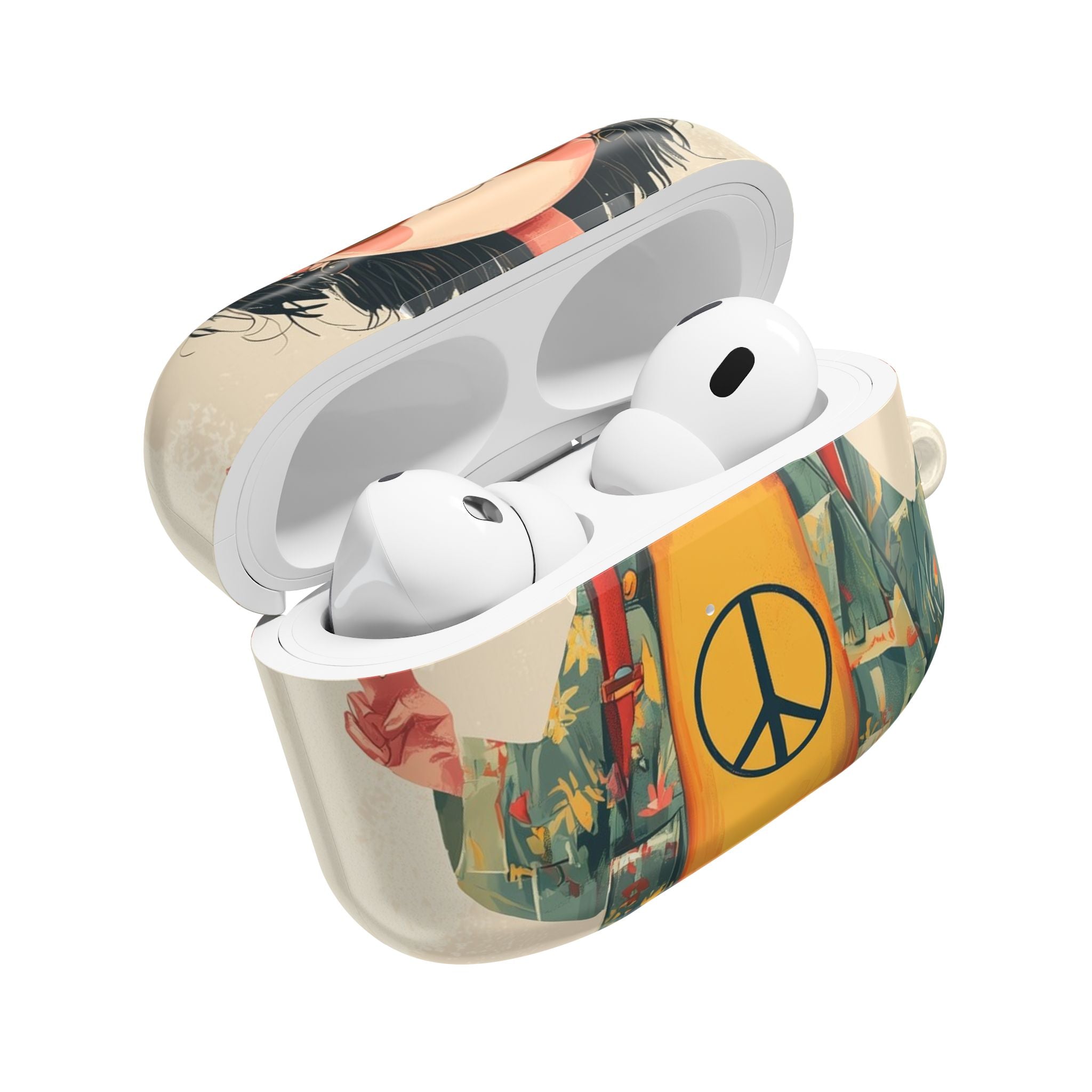 Peace Pigtails - AirPods Case