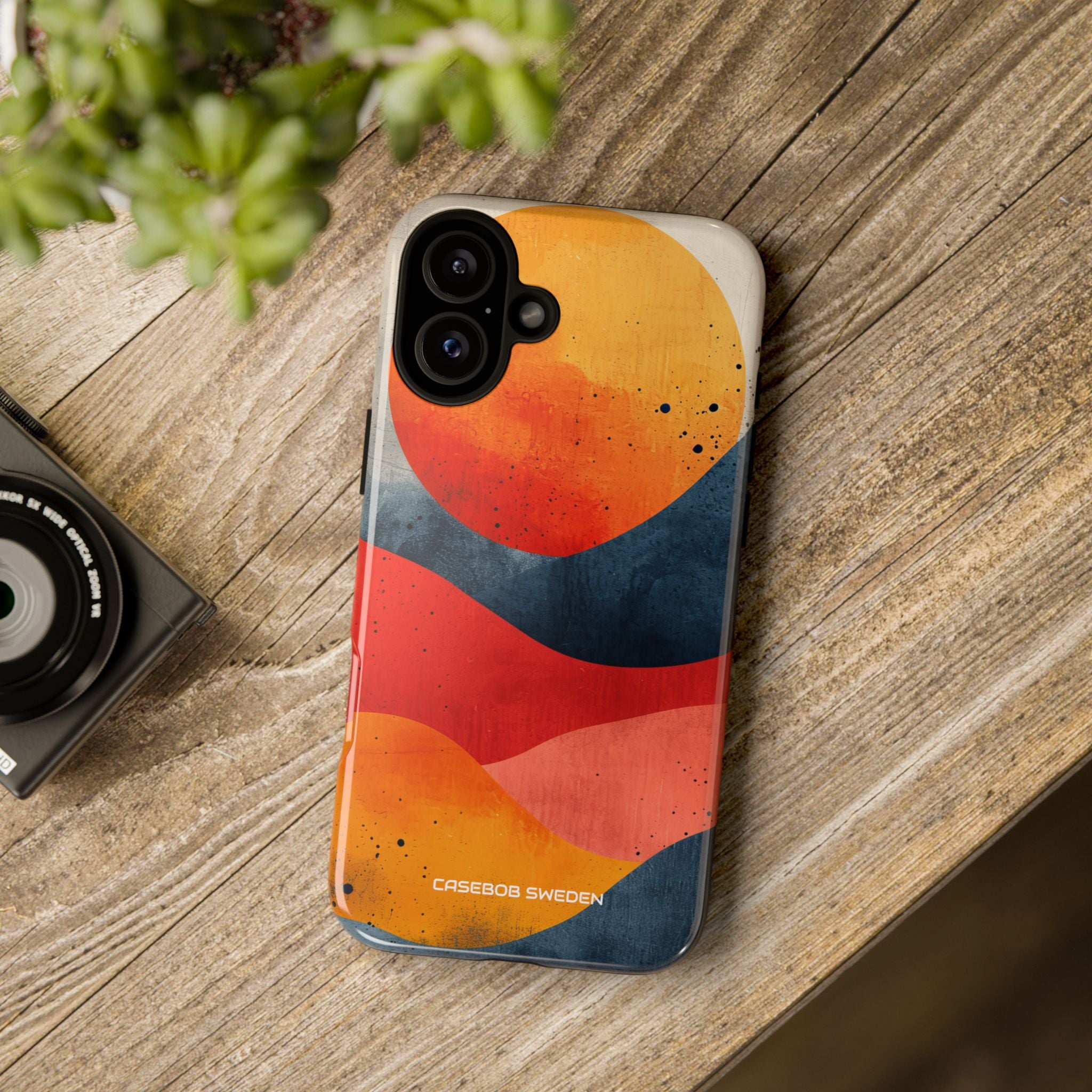 Sunburst Waves - Tough iPhone 16 Phone Case