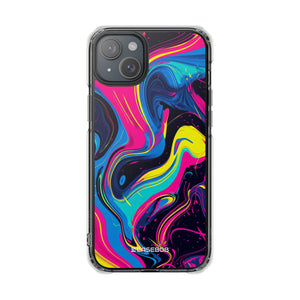 Pantone Neon Patterns | Handyhülle für iPhone (Clear Impact Case – magnetisch)