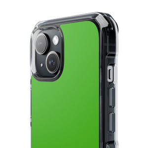 Kelly Green | Phone Case for iPhone (Clear Impact Case - Magnetic)