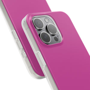 Hot Magenta | Handyhülle für iPhone (Flexible Hülle)