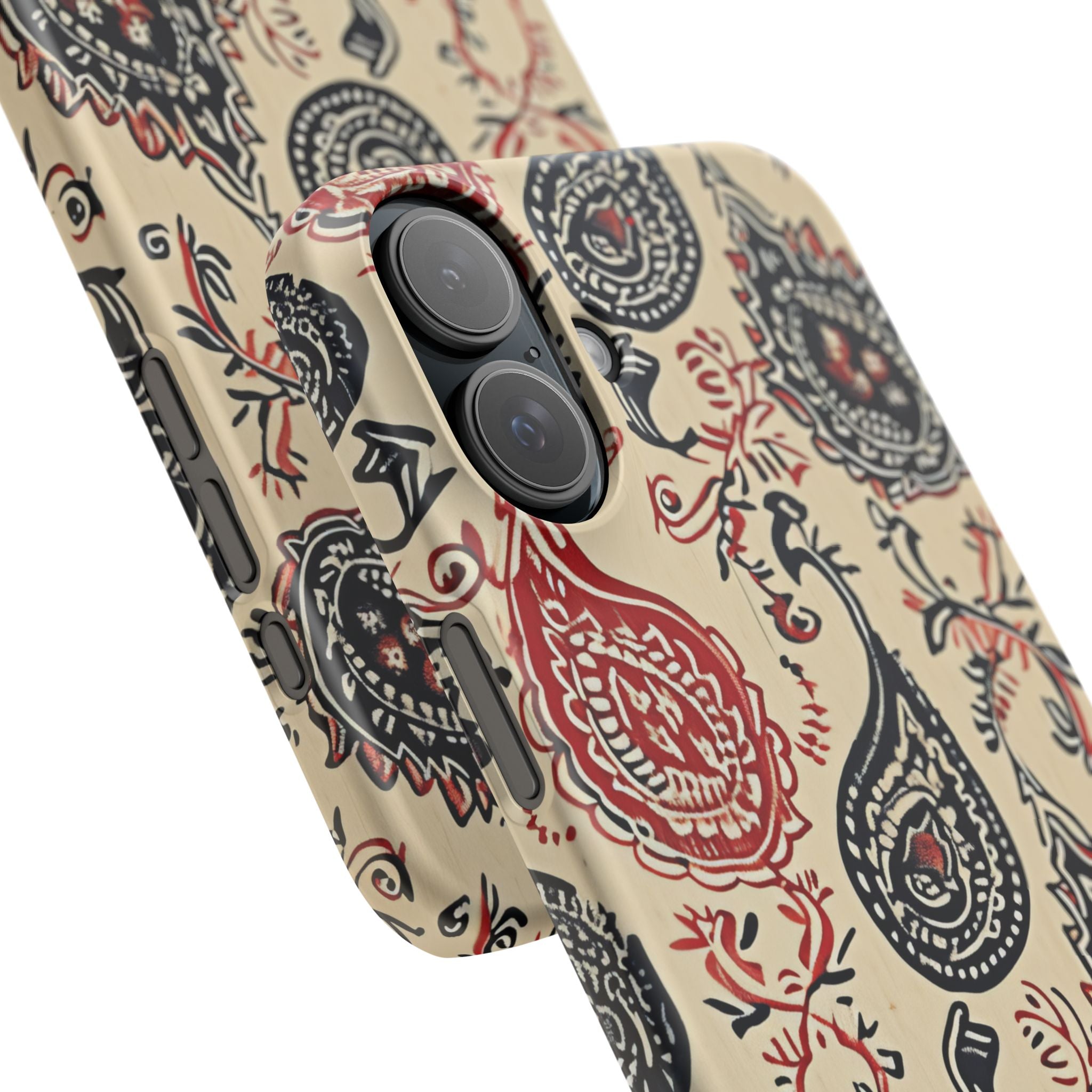 Vintage Paisley Elegance iPhone 16 - Slim Phone Case