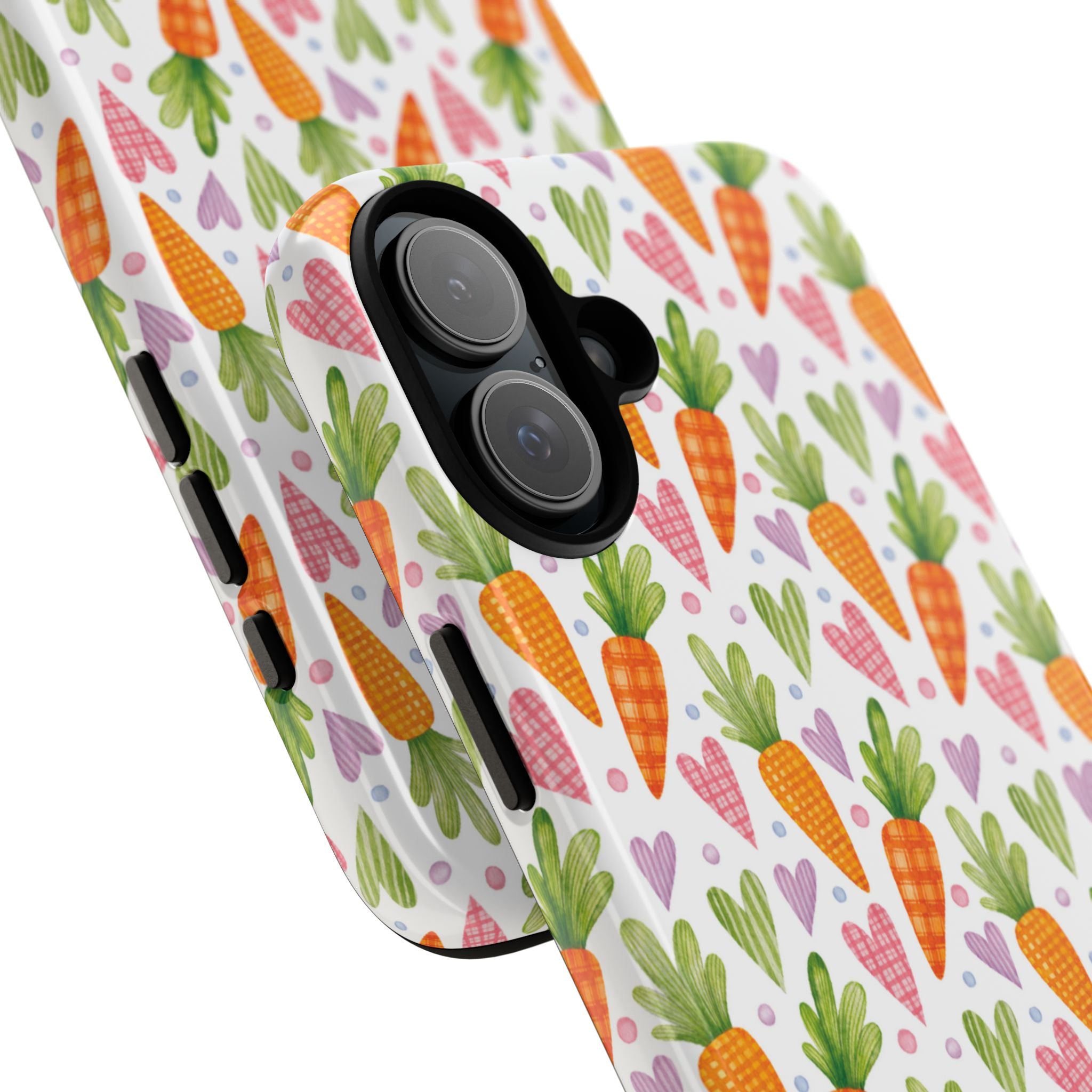 Carrots Embrace Hearts - iPhone Case