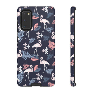 Flamingos Dance Playfully - Samsung Case