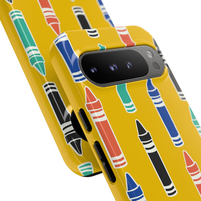 Crayons Dance Joyfully - Google Pixel Case