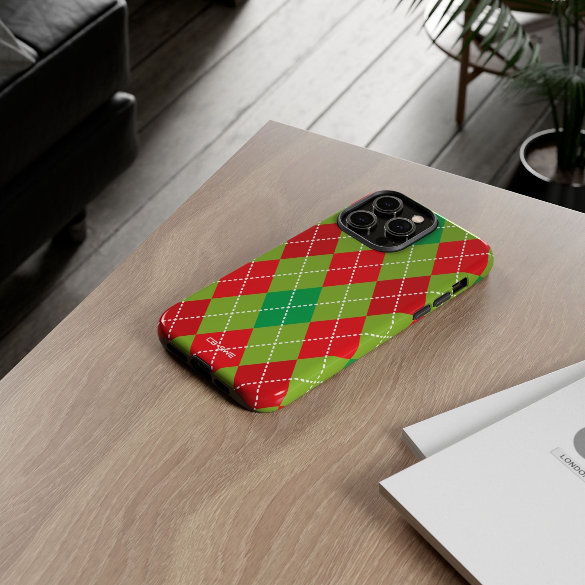 Diamond Shapes Dance - iPhone Case