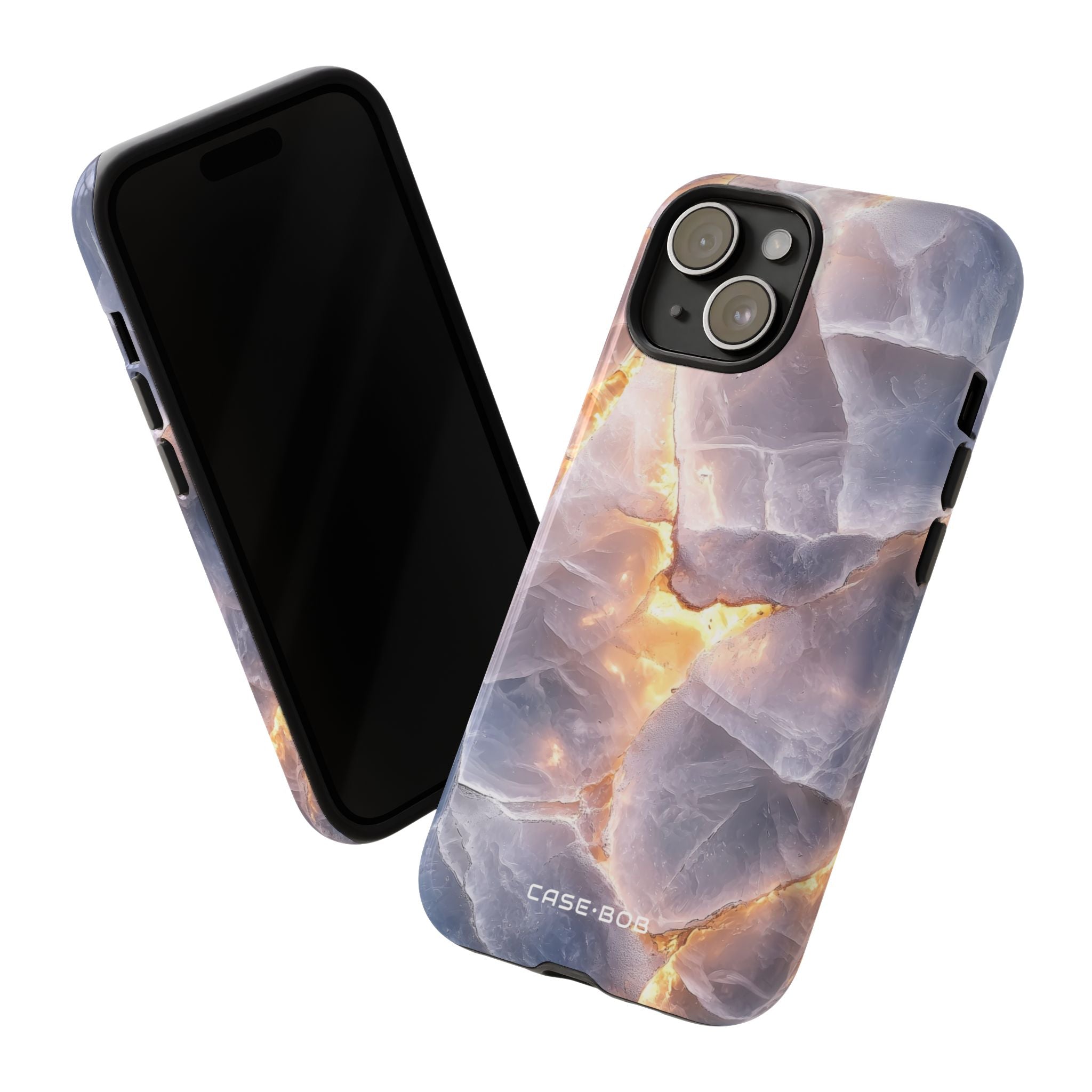 Crystal Veins iPhone 15 Case - Tough