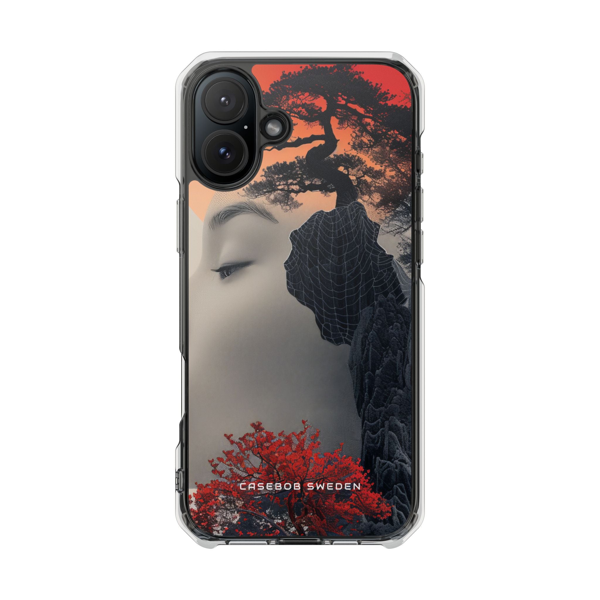 Surreal Zen Harmony iPhone 16 - Clear Impact Phone Case