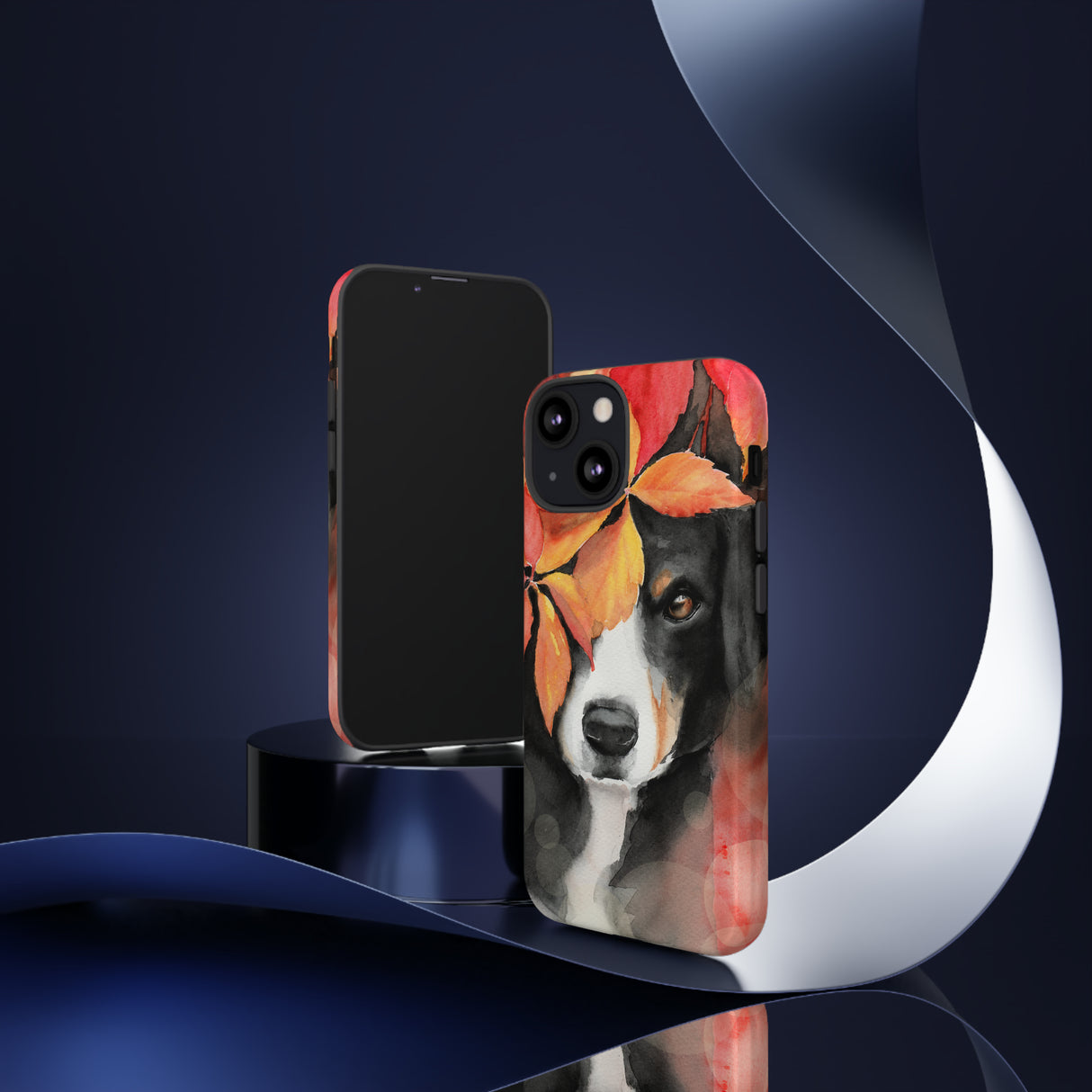 Watercolor Dog - Protective Phone Case