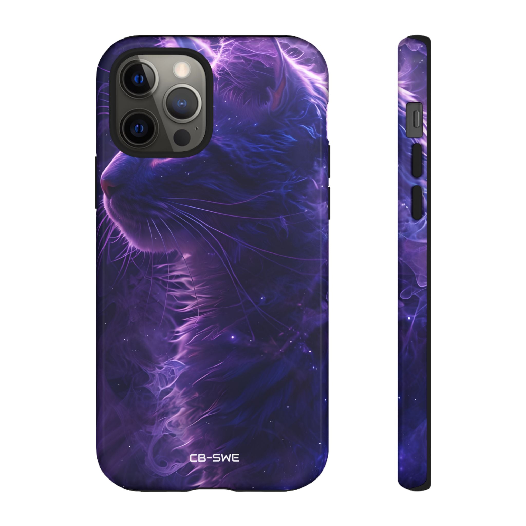 Mystical Starlit Cat - iPhone Case