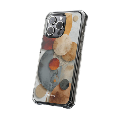 Circles Embrace Warmth iPhone Case - Impact