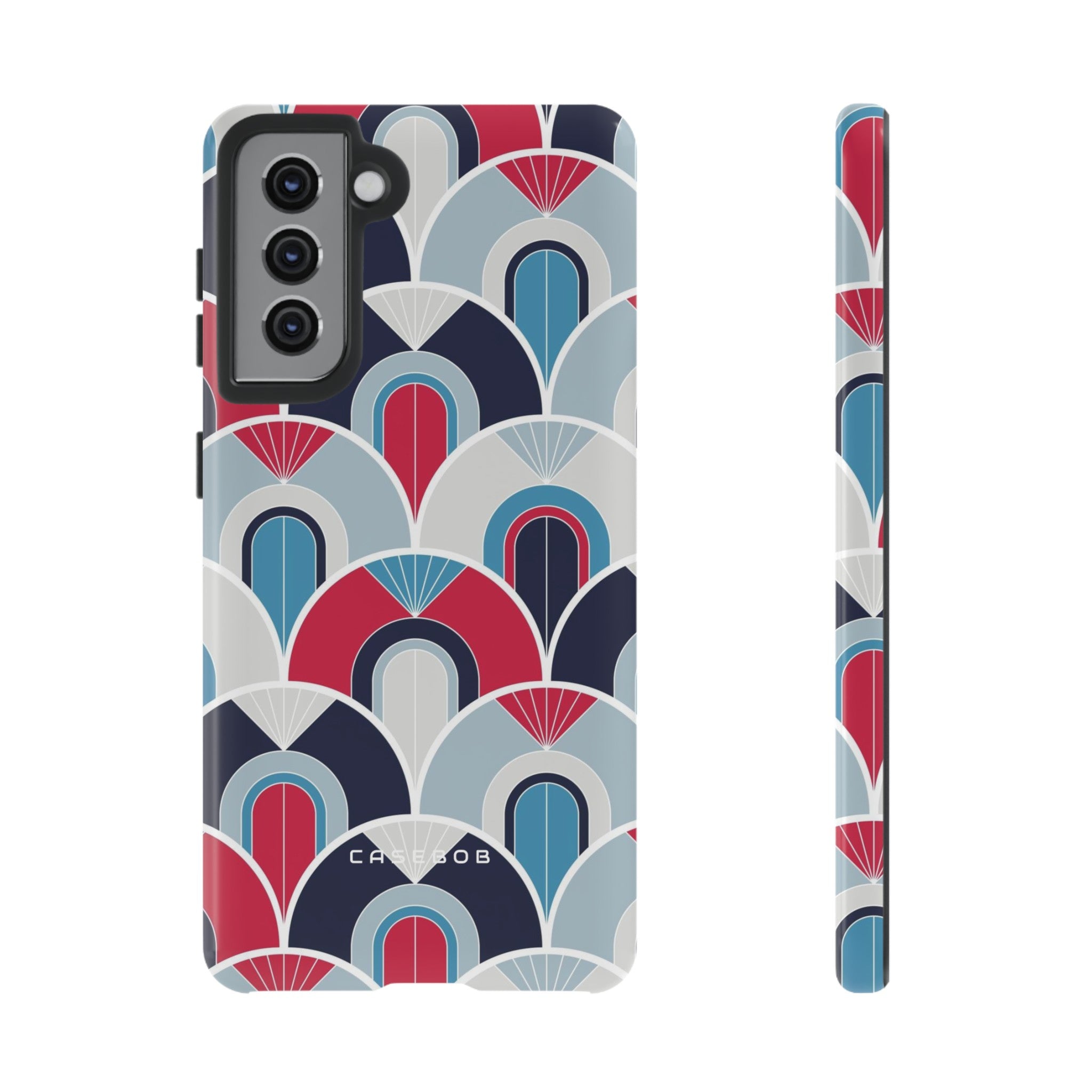 Blue Retro - Protective Phone Case