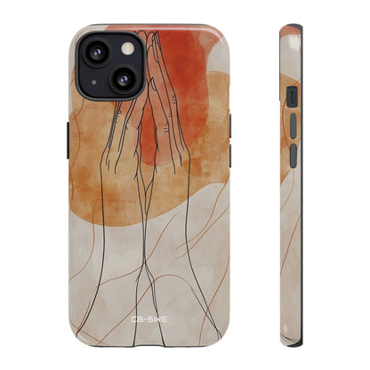 Hands Embrace Light - iPhone Case
