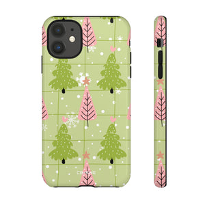 Whimsical Trees Dance - iPhone Case