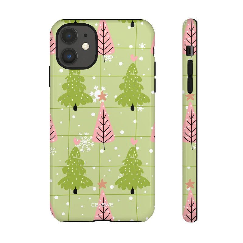 Whimsical Trees Shine - iPhone Case