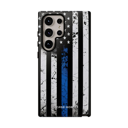 Blue Stripe Flag Samsung S24 Ultra Case - Tough