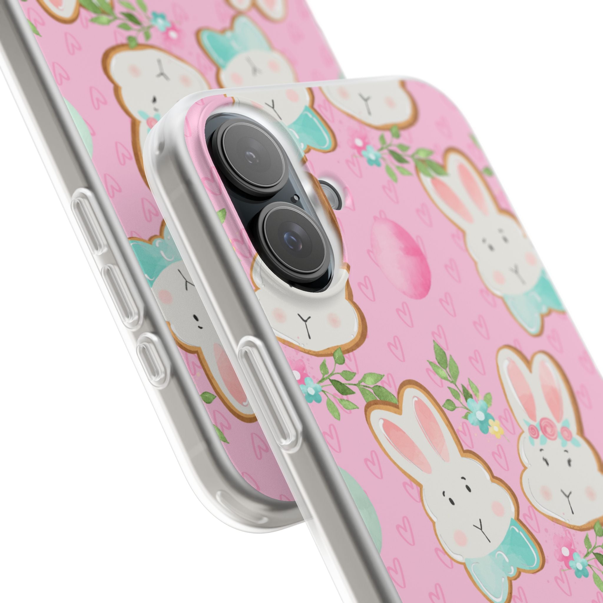 Bunny Blossom iPhone 16 Plus Case - Soft