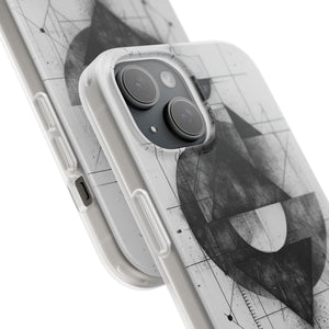 Monochrome Geometry | Flexible Phone Case for iPhone