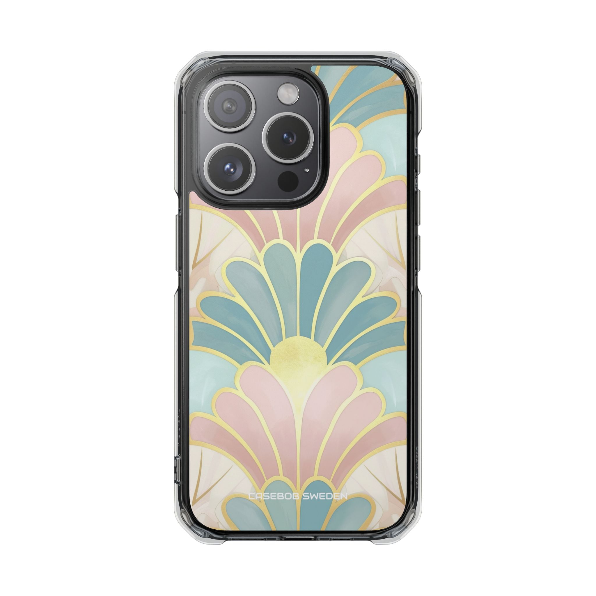 Pastel Deco Elegance - Clear Impact iPhone 15 Phone Case