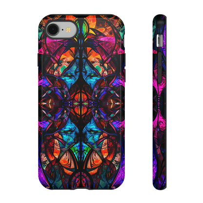 Gothic Stained Glass Splendor - Protective Phone Case