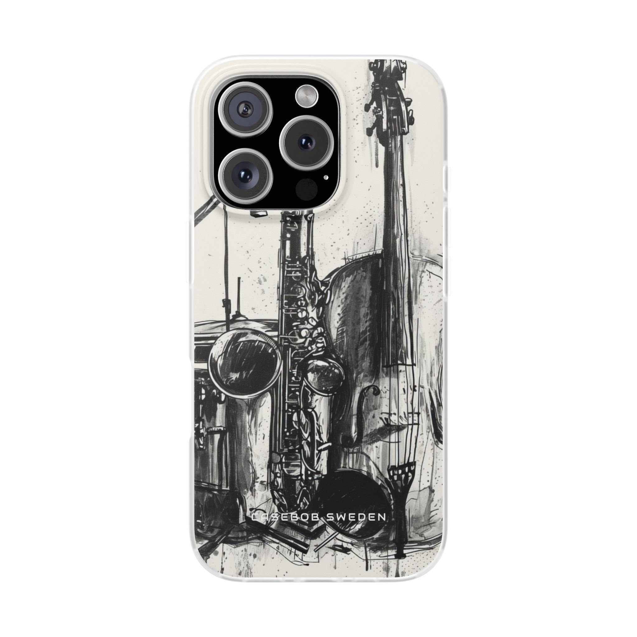 Jazz Instrument Line Symphony iPhone 16 - Flexi Phone Case