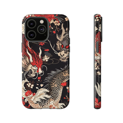 Oni Demons & Sacred Symbols - Protective Phone Case