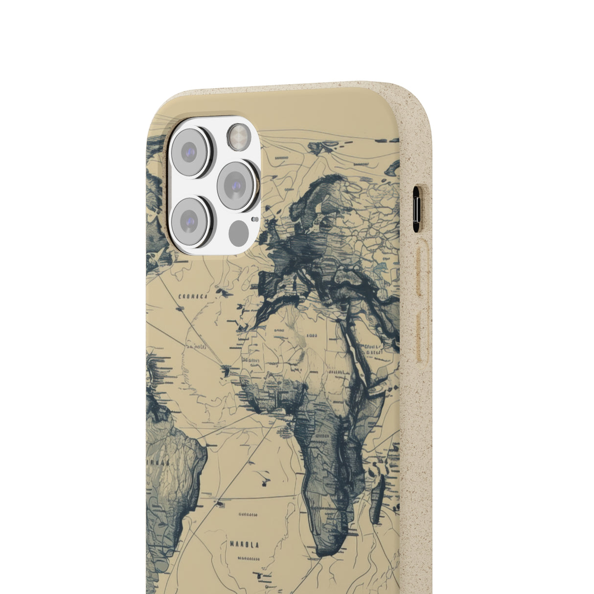 Vintage World Map | Biodegradable Phone Case