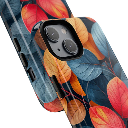 Vibrant Nature Leaves - Tough + MagSafe® iPhone 14 Phone Case