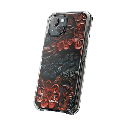 Sculpted Floral Elegance iPhone Case - Impact