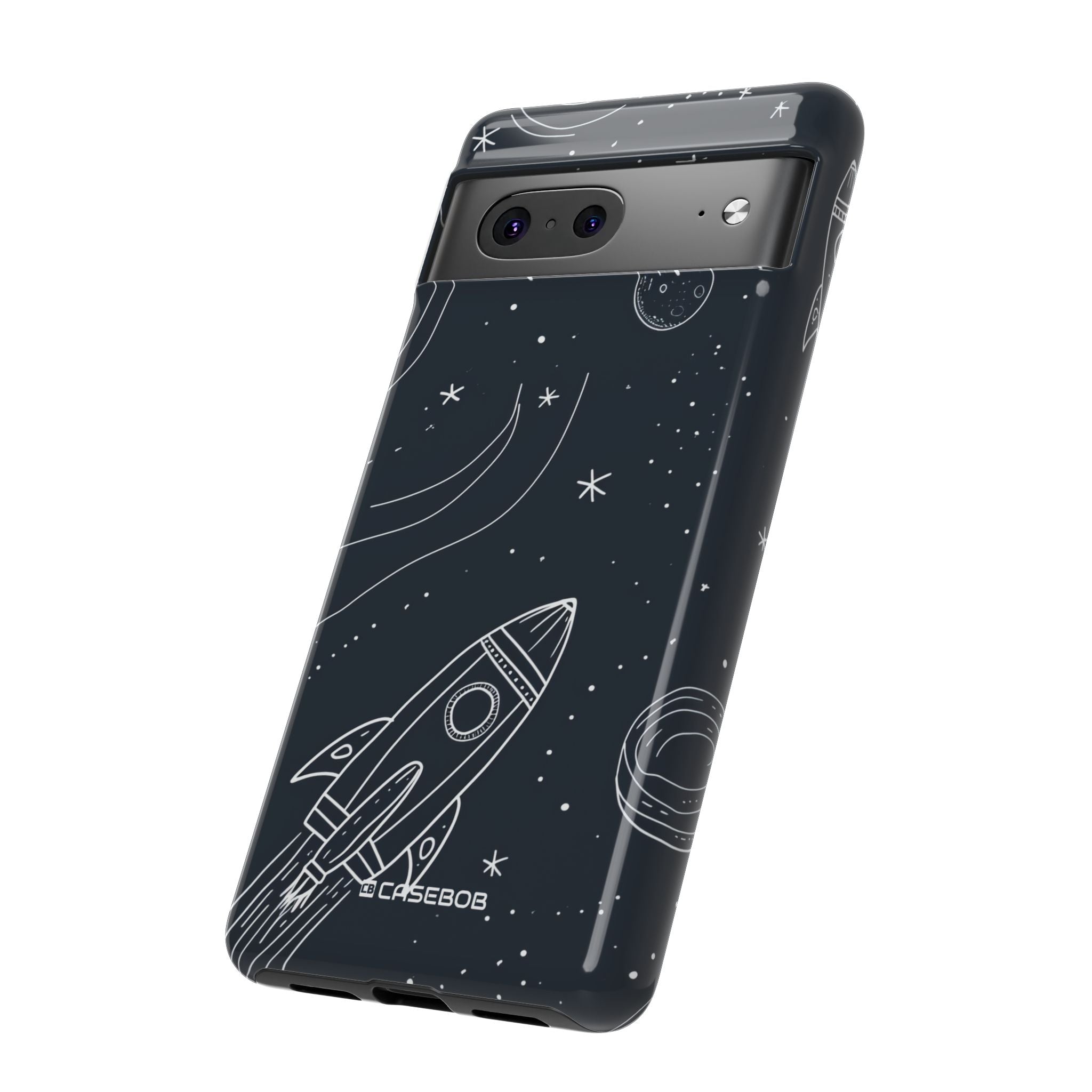 Cosmic Doodle Adventure - Phone Case for Google Pixel