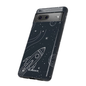 Cosmic Doodle Adventure | Protective Phone Case for Google Pixel