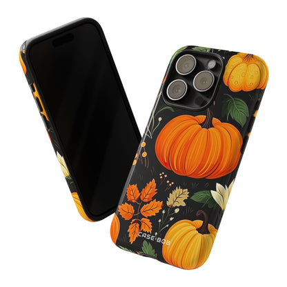 Pumpkin Glow iPhone 15 Pro Case - Tough