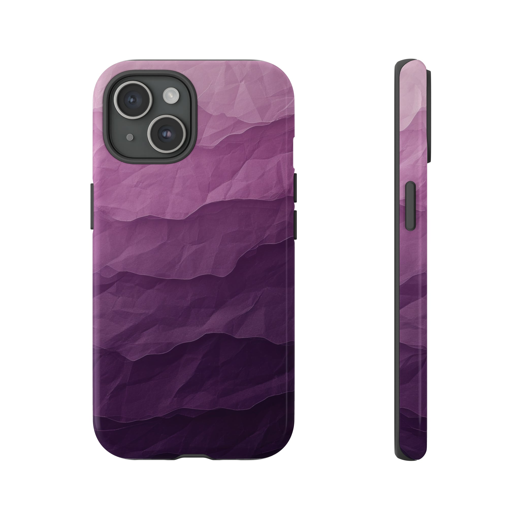 Lilac to Plum Gradient - Protective Phone Case