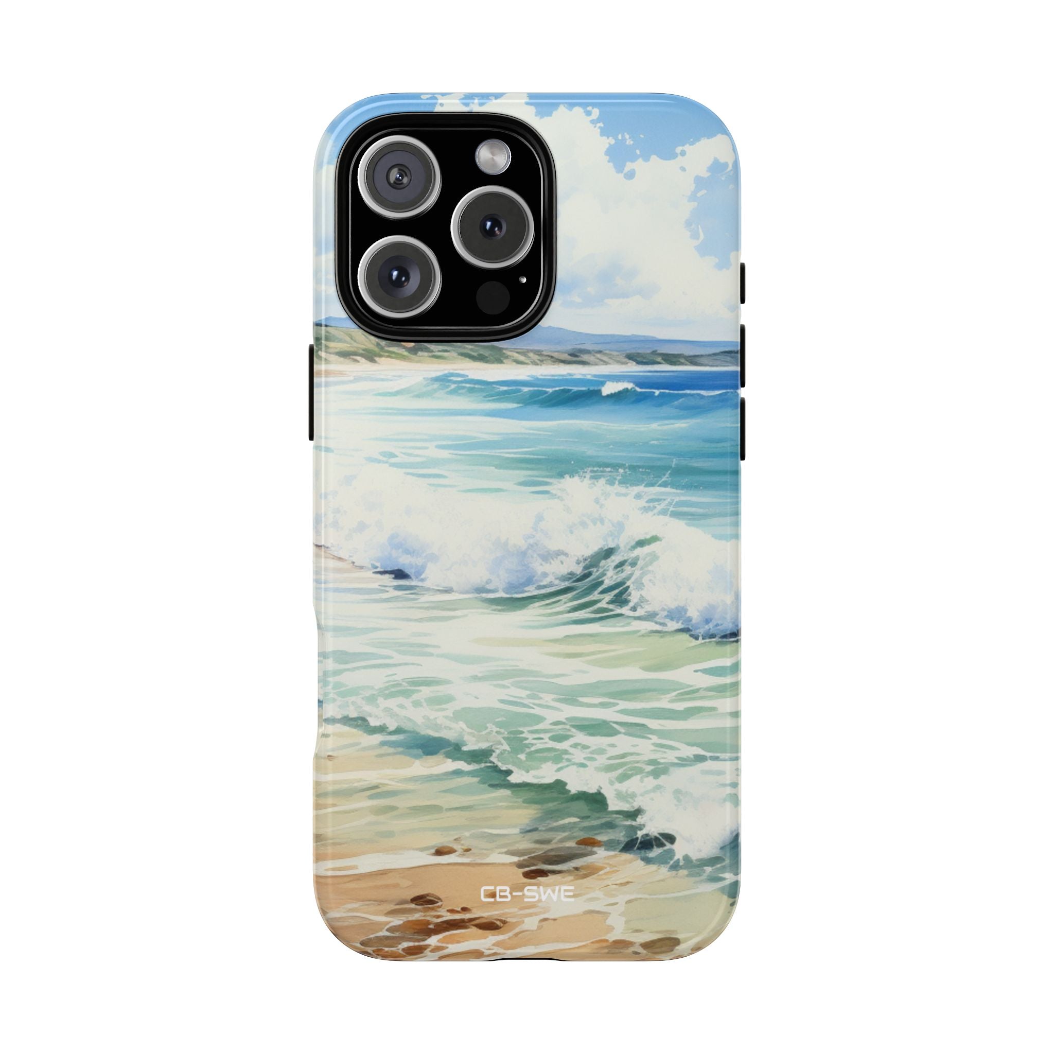 Serene Coastal Watercolors - iPhone Case