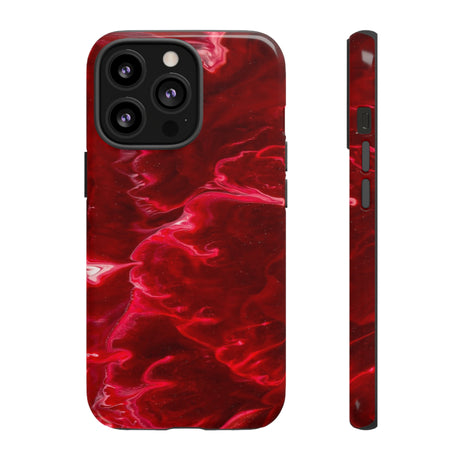 Red Velvet Ink Art iPhone Case (Protective) iPhone 13 Pro Glossy Phone Case