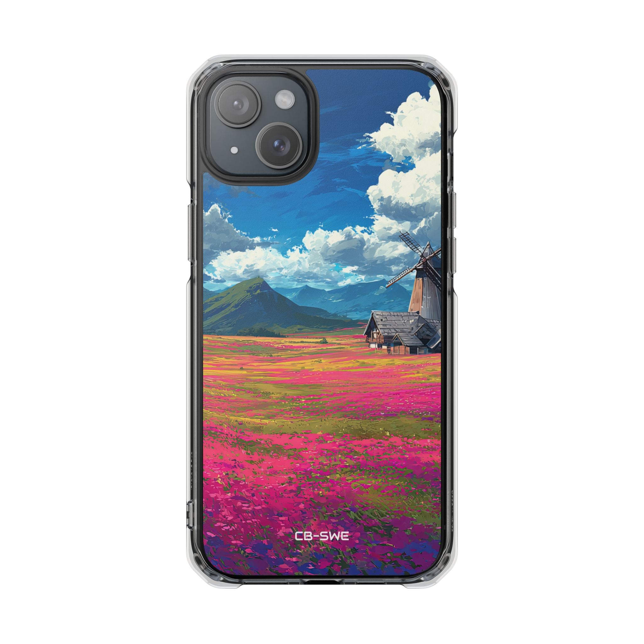 Impressionistic Summer Windmill iPhone Case - Impact
