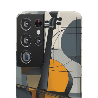 Cello Abstraction | Slim Phone Case for Samsung