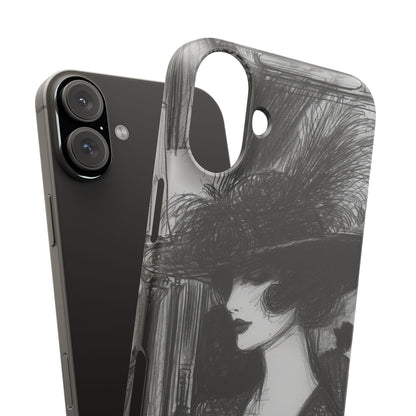 Timeless Elegance in Monochrome iPhone 16 - Slim Phone Case