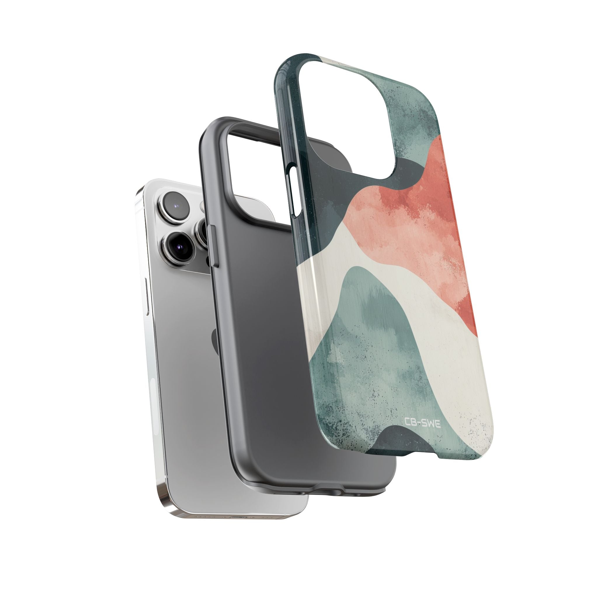 Fluid Shapes Emerge - iPhone Case