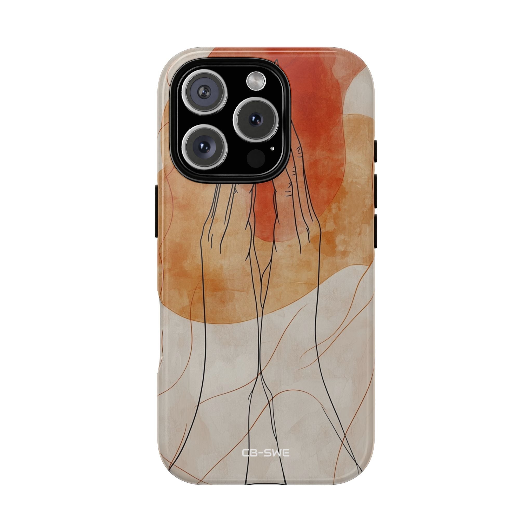 Hands Embrace Light - iPhone Case
